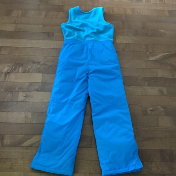 L.L. Bean Zip Up Snow Suit blue & green size 14 fleece lined - Picture 15 of 15